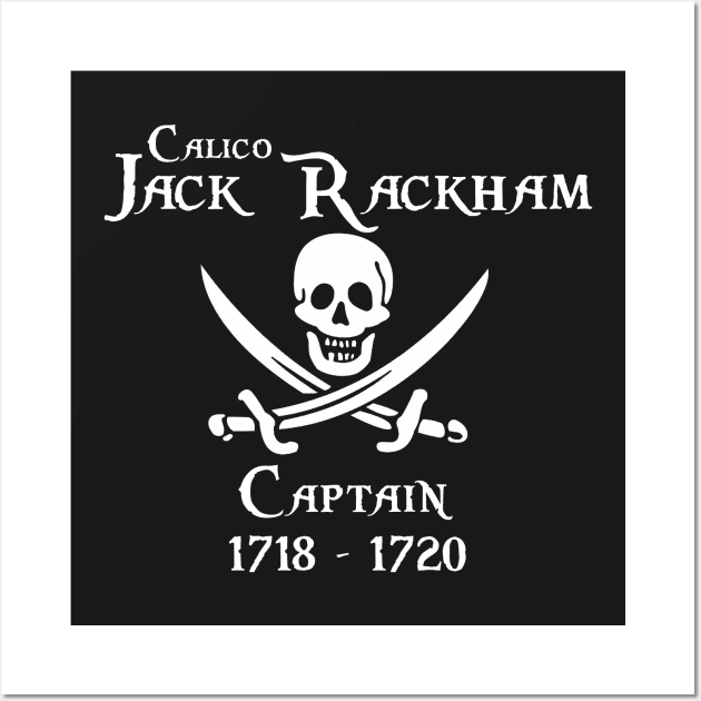 Captain "Calico" Jack Rackham Wall Art by CompassandBlade